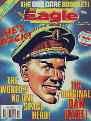 The original Dan Dare returns to the 1980's new Eagle